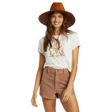 Short Para Mujer  Free Fall Cord Marrón Billabong