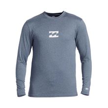 Lycra Para Hombre Manga Larga All Day Wave Azul Billabong