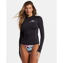 Lycra Para Mujer Manga Larga Core Loose Fit Long Sleeve Negro Billabong