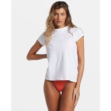 Lycra Para Mujer Manga Corta Core Sunday Surf Blanco Billabong