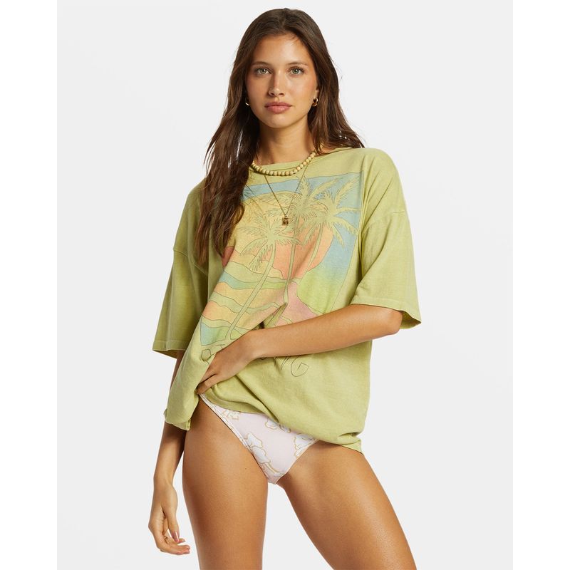 Polo-Para-Mujer-Manga-Corta-Extra-Zesty-Verde-Billabong