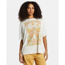 Polo Para Mujer Manga Corta Love Is All Blanco Billabong