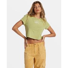 Polo Para Mujer Manga Corta Dreamers Paradise Verde Billabong