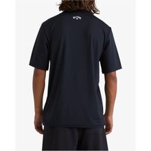 Lycra Para Hombre Manga Corta All Day Wave Negro Billabong