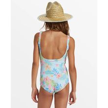 Ropa De Baño Para Niña  In Da Jungle Celeste Billabong