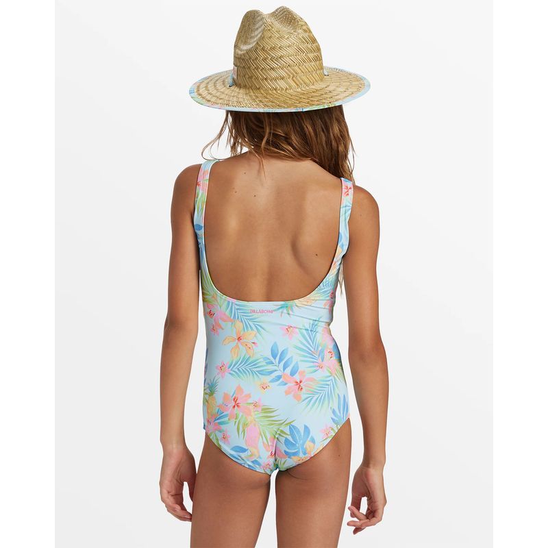 Ropa-De-Baño-Para-Niña--In-Da-Jungle-Celeste-Billabong