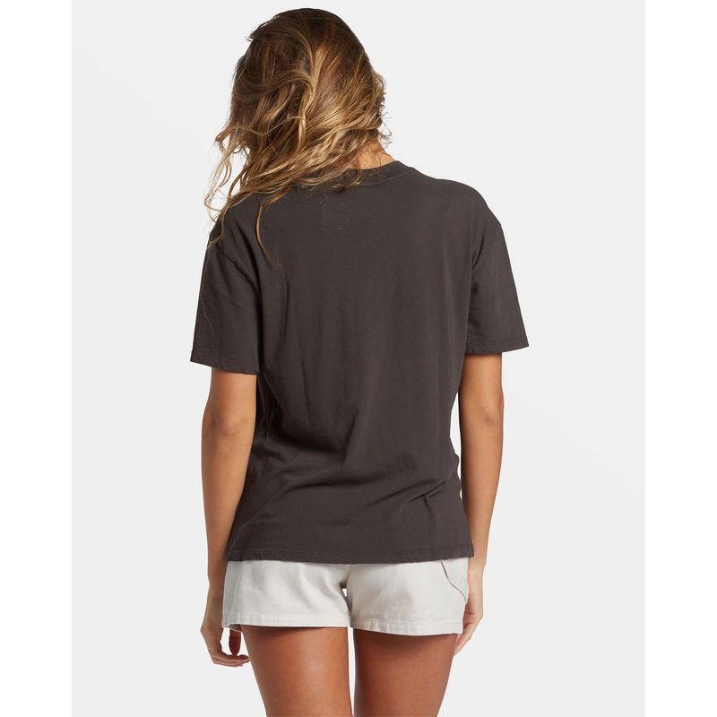 Polo-Para-Mujer-Manga-Corta-Paradise-Is-Here-Negro-Billabong