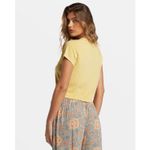 Polo-Para-Mujer-Manga-Corta-Feel-The-Heat-Amarillo-Billabong