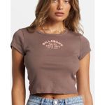 Polo-Para-Mujer-Manga-Corta-Feelin-Free-Marron-Billabong