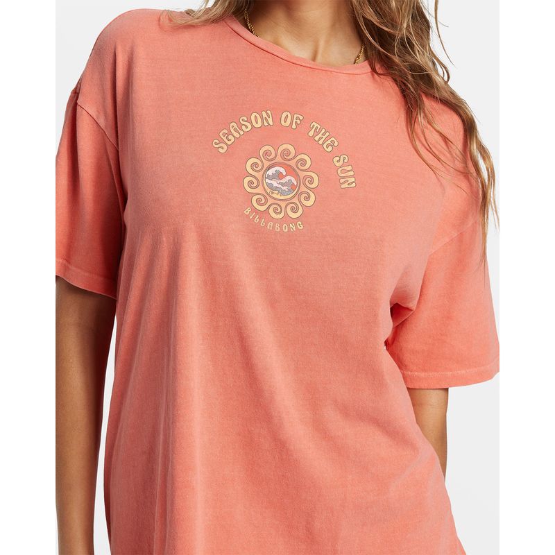 Polo-Para-Mujer-Manga-Corta-Its-The-Season-Rosado-Billabong