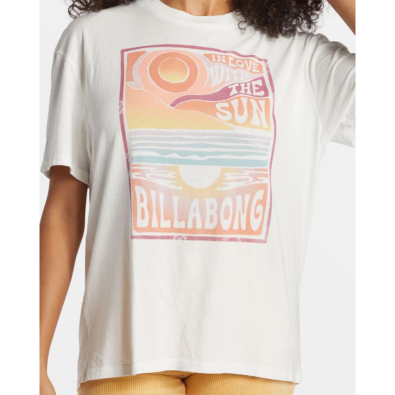 Polo-Para-Mujer-Manga-Corta-With-The-Sun-Blanco-Billabong