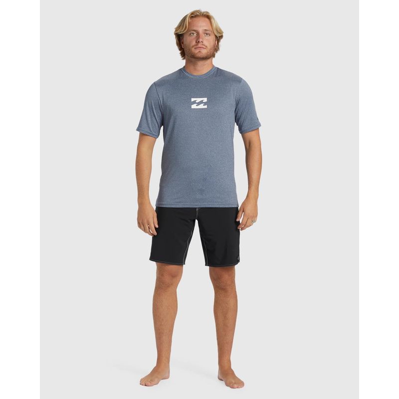 Lycra-Para-Hombre-Manga-Corta-All-Day-Wave-Azul-Billabong