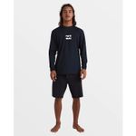 Lycra-Para-Hombre-Manga-Larga-All-Day-Wave-Negro-Billabong