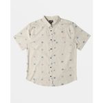 Camisa-Para-Niño-Manga-Corta-Sundays-Mini-Wvtp-Beige-Billabong