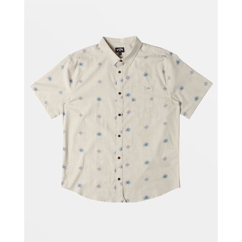 Camisa-Para-Niño-Manga-Corta-Sundays-Mini-Wvtp-Beige-Billabong