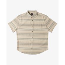 Camisa Para Niño Manga Corta All Day Stripe Beige Billabong