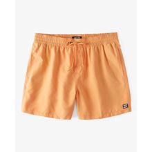 Ropa De Baño Para Niño  All Day Layback Naranja Billabong