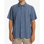 Camisa-Para-Hombre-Manga-Corta-Sundays-Jacquard-Azul-Billabong