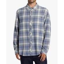 Camisa Para Hombre Manga Larga Coastline Flannel Celeste Billabong