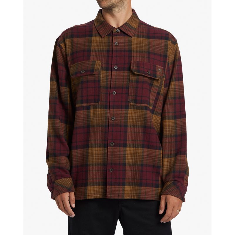 Camisa-Para-Hombre-Manga-Larga-Offshore-Flannel-Multicolor-Billabong