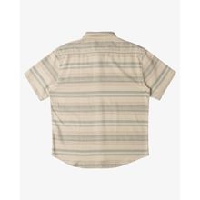 Camisa Para Niño Manga Corta All Day Stripe Beige Billabong