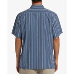 Camisa-Para-Hombre-Manga-Corta-Sundays-Jacquard-Azul-Billabong