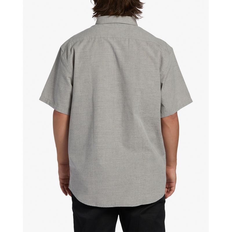 Camisa-Para-Hombre-Manga-Corta-All-Day-Ss-Gris-Billabong