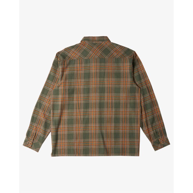Camisa-Para-Hombre-Manga-Larga-Offshore-Flannel-Verde-Billabong