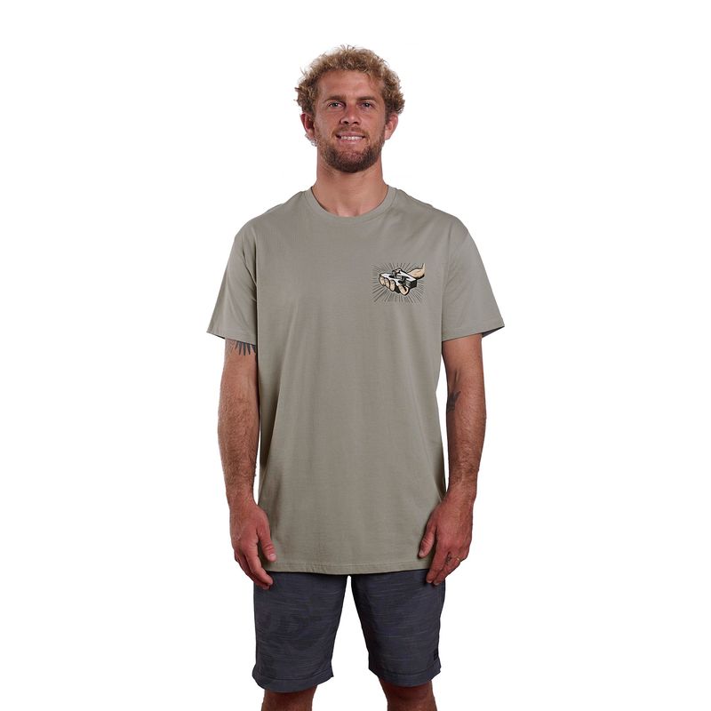 Polo-Para-Hombre--Second-Session-I-Gris-Billabong