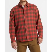 Camisa Para Hombre Manga Larga Coastline Flannel Rojo Billabong