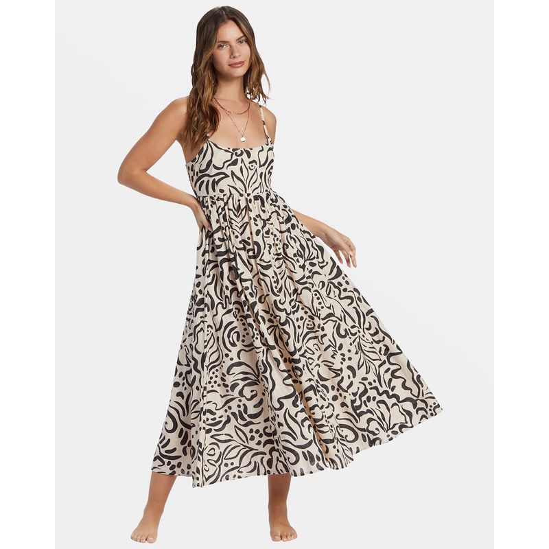 Vestido-Para-Mujer--Island-Heat-Negro-Billabong