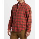 Camisa-Para-Hombre-Manga-Larga-Coastline-Flannel-Rojo-Billabong