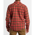 Camisa-Para-Hombre-Manga-Larga-Coastline-Flannel-Rojo-Billabong