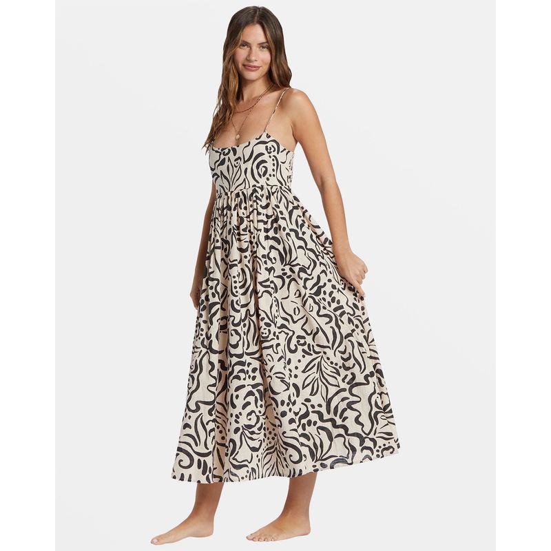Vestido-Para-Mujer--Island-Heat-Negro-Billabong