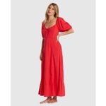 Vestido-Para-Mujer--Burning-Love--Maxi-Rojo-Billabong