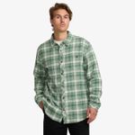Camisa-Para-Hombre-Manga-Larga-Coastline-Flannel-Verde-Billabong