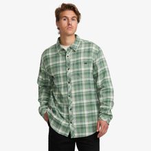 Camisa Para Hombre Manga Larga Coastline Flannel Verde Billabong