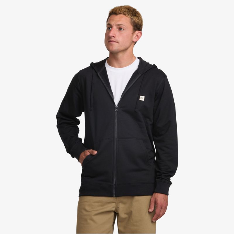 Poleron-Para-Hombre-All-Day-Zip-Negro-Billabong