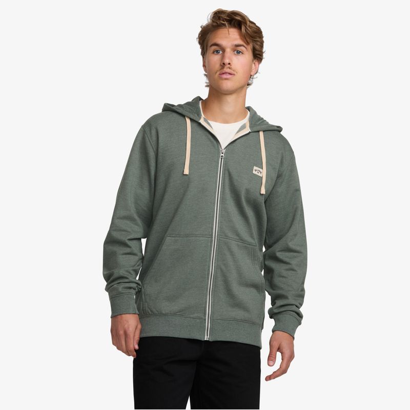 Poleron-Para-Hombre-All-Day-Zip-Verde-Billabong