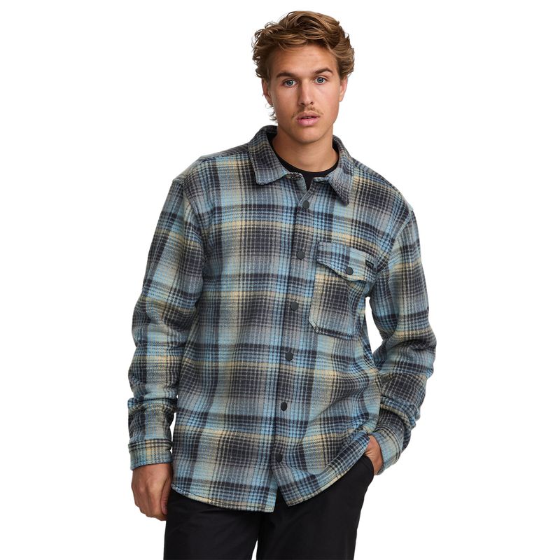 Camisa Charlie Franela - Marrón Jaspeado - Algodón - Sézane