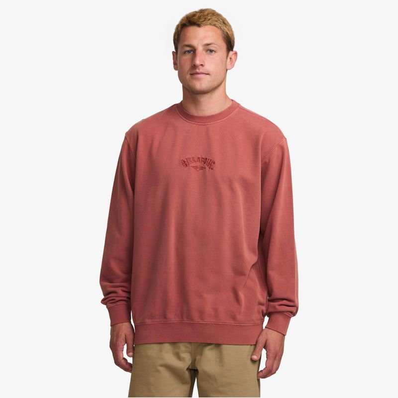 Poleron-Para-Hombre-Wave-Washed-Crew-Rojo-Billabong