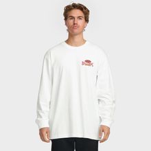 Polo Para Hombre Manga Larga Double Spread OG Blanco Billabong