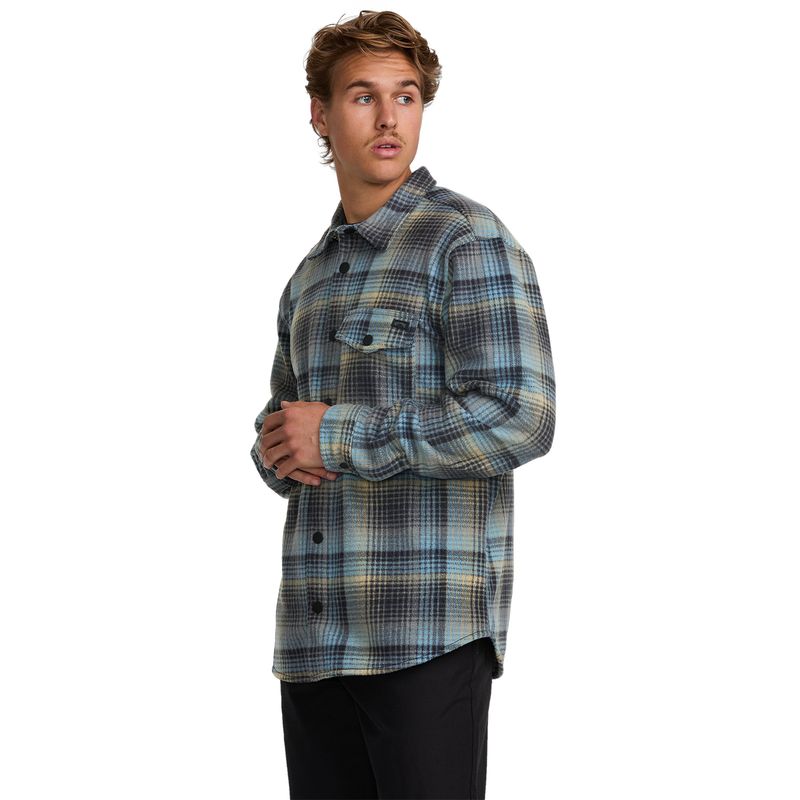 Camisa-Para-Hombre-Manga-Larga-Furnace-Flannel-Negro-Billabong