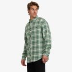 Camisa-Para-Hombre-Manga-Larga-Coastline-Flannel-Verde-Billabong