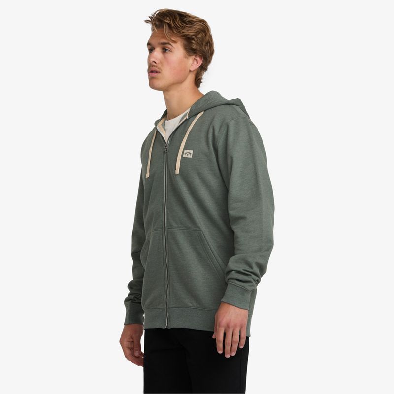 Poleron-Para-Hombre-All-Day-Zip-Verde-Billabong