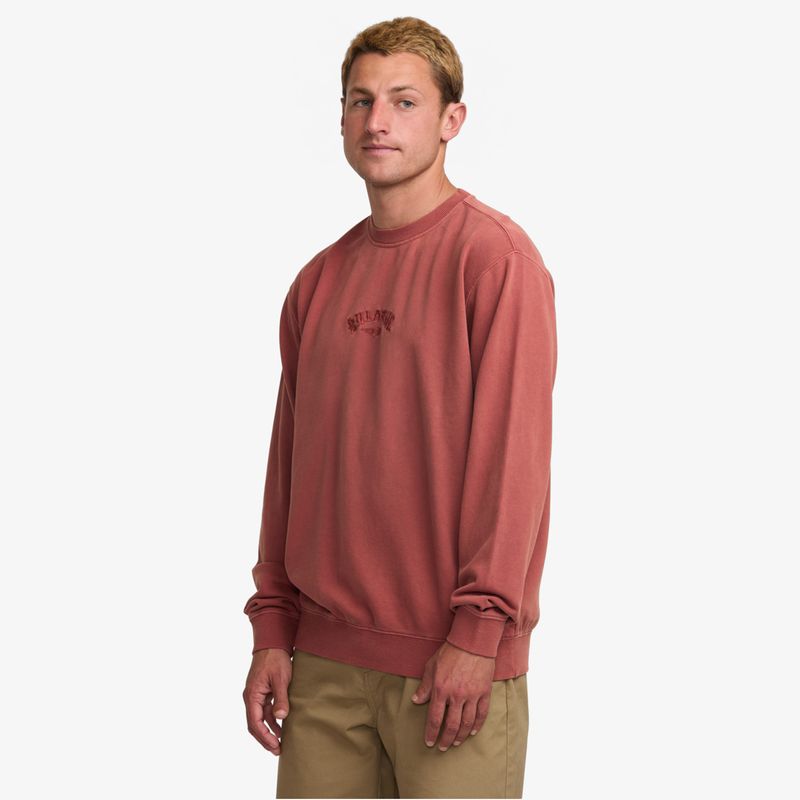 Poleron-Para-Hombre-Wave-Washed-Crew-Rojo-Billabong