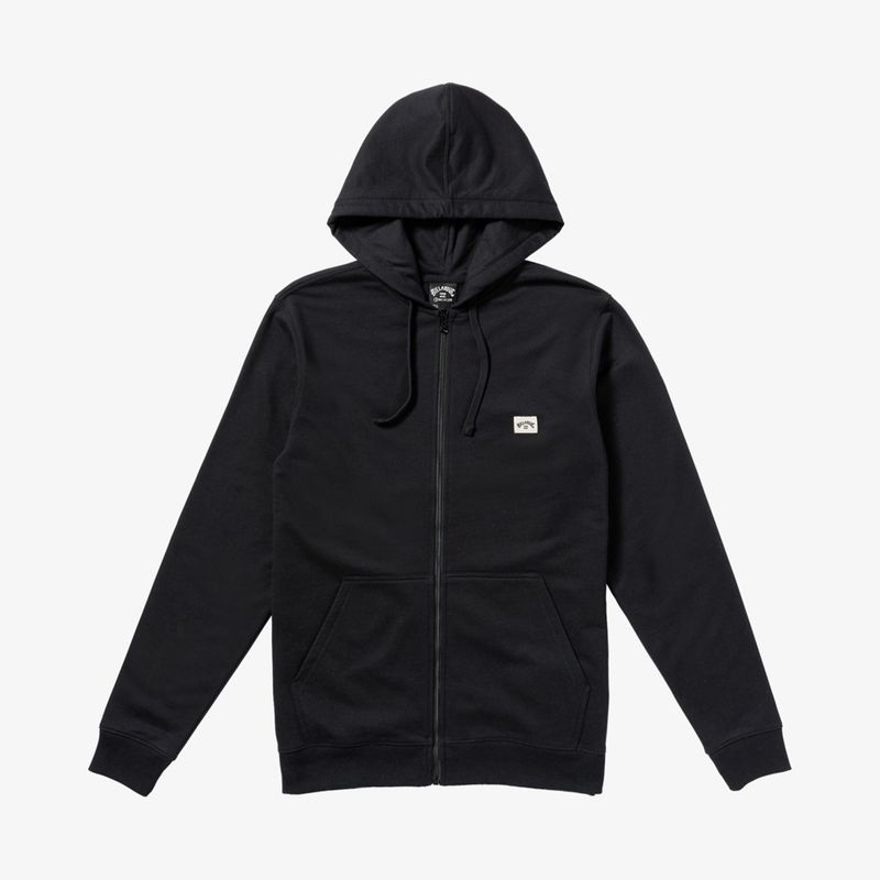 Poleron-Para-Hombre-All-Day-Zip-Negro-Billabong