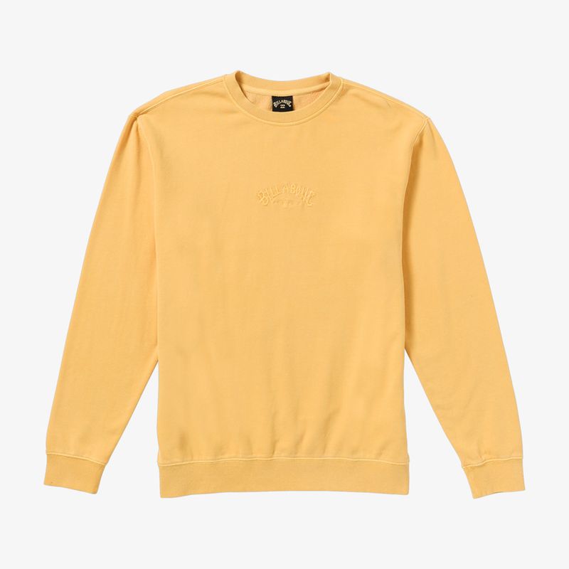 Poleron-Para-Hombre-Wave-Washed-Crew-Amarillo-Billabong