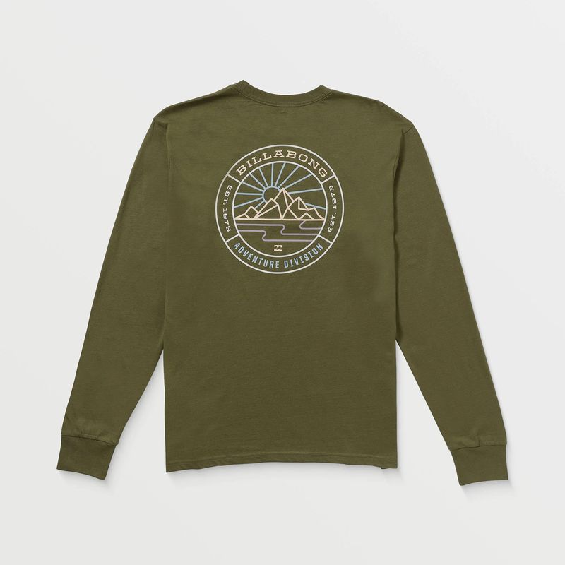 Polo-Para-Hombre-Manga-Larga-Rockies-A-Div-Verde-Billabong