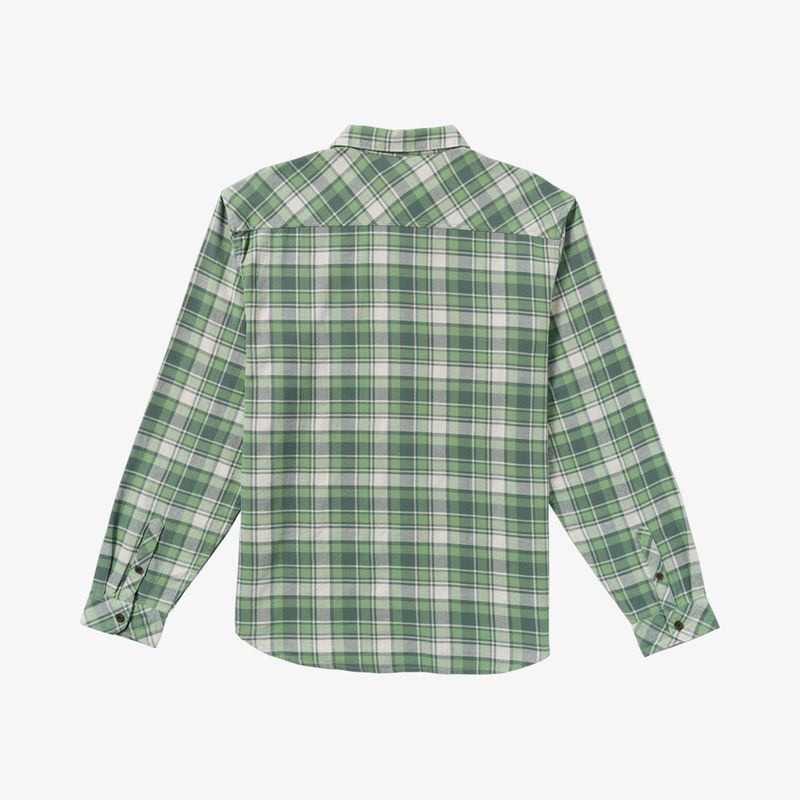 Camisa-Para-Hombre-Manga-Larga-Coastline-Flannel-Verde-Billabong